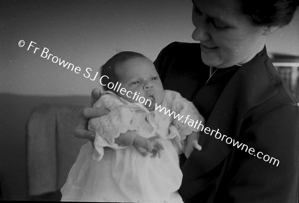 MARY ANNETTE BROWNE (BORN 27.9.56) TAKEN ON DAY OF BAPTISM   NEPHEW OF B MARTIN